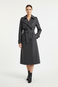 Trench Coat Femme — coloris gris perle
